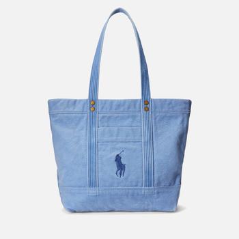Ralph Lauren | Polo Ralph Lauren Logo Cotton-Twill Tote Bag商品图片,额外8折, 额外八折