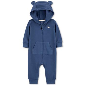Carter's | Baby Boys Zip-Up Hooded Jumpsuit商品图片,额外7折, 额外七折