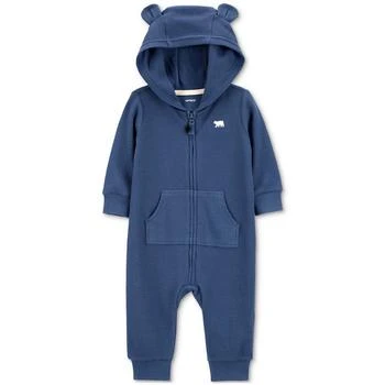 推荐Baby Boys Zip-Up Hooded Jumpsuit商品