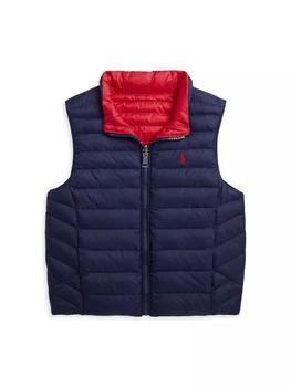 Ralph Lauren | Little Boy's Reversible Lightweight Vest,商家Saks Fifth Avenue,价格¥941