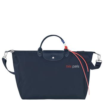推荐Travel bag L Le Pliage Très Paris Navy (L1624HBG006)商品