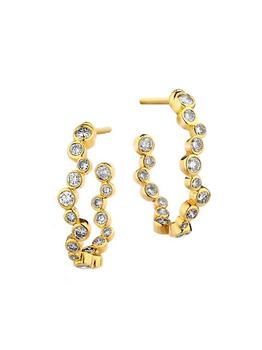 商品Syna | Cosmic 18K Yellow Gold & Diamond Inside-Out Hoop Earrings,商家Saks Fifth Avenue,价格¥26921图片