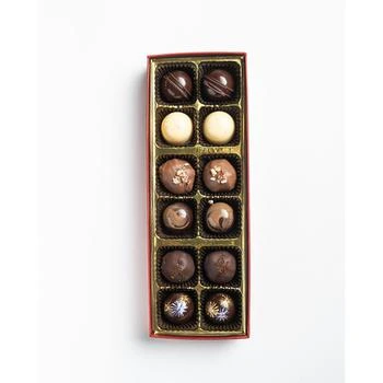 Winter Assorted Chocolate Bon Bons Gift Box, 12 Piece