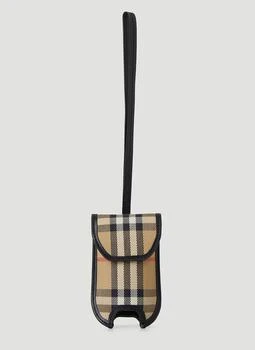 Burberry | Burberry Vintage Check Neck Strapped Gel Holder Bag 5.9折, 独家减免邮费
