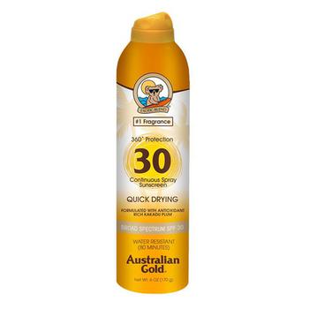 product Australian Gold Continuous Quick Dry Spf#30 Spray, 6 Oz image