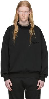 Black Mock Neck Sweatshirt product img