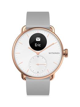 商品Withings | Withings ScanWatch-Luxury Smartwatch with Health Tracking ECG, Heart Rate and Oximeter - 38mm Rose Gold,商家Saks Fifth Avenue,价格¥1408图片