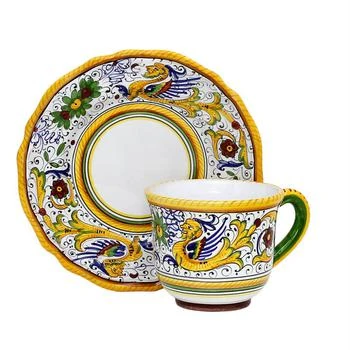 Artistica - Deruta of Italy | Raffaellesco Deluxe: Cup and Saucer,商家Verishop,价格¥1193