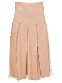 RED Valentino | REDValentino Pleated Tulle Skirt - IT42商品图片,6.4折