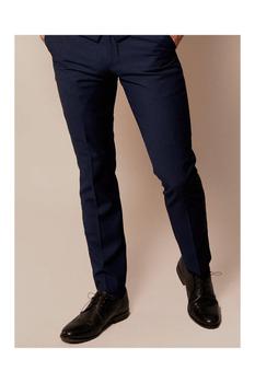 推荐Marc Darcy RAMBO Tailored NAVY Trousers Mens BLUE Waist 28&商品