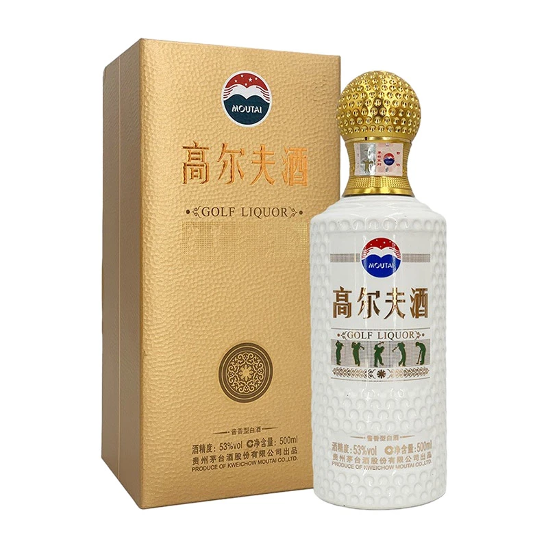 推荐Moutai/贵州茅台酒53度高尔夫500ml*1瓶酱香型白酒商品