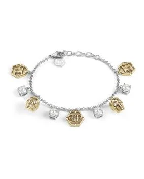 Philipp Plein | 3D $kull Crystal Cable Chain Bracelet,商家Maison Beyond,价格¥1246
