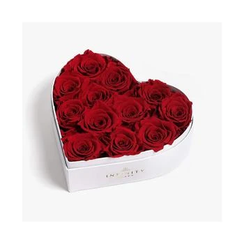 Infinity Roses | Heart Box of 12 Red Real Roses Preserved to Last Over a Year,商家Macy's,价格¥1227