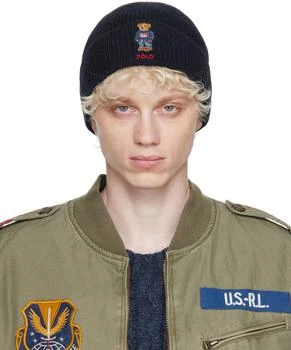 推荐Navy Embroidered Beanie商品