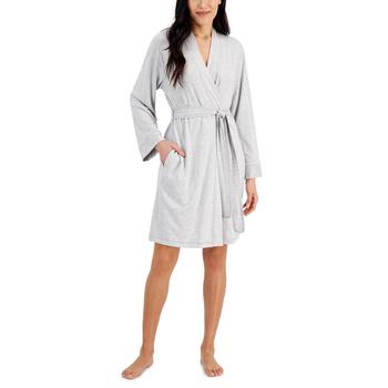 Charter Club | French Terry Wrap Robe, Created for Macy's商品图片,4折