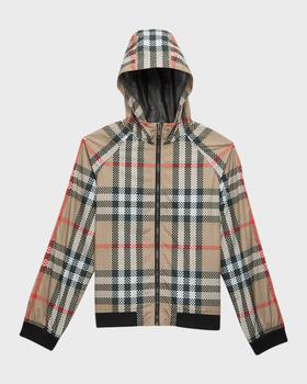 Burberry | Boy's Troy Check-Print Lightweight Jacket, Size 6-14商品图片,
