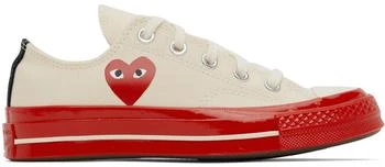 推荐Off-White & Red Converse Edition Chuck 70 Sneakers商品