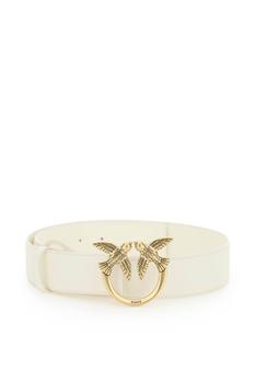 Love Leather, PINKO | Pinko love birds leather belt商品图片 6.8折