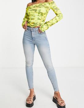 冬装topshop jamie, Topshop | Topshop dirty jamie jean in authentic blue商品图片 