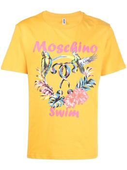 Moschino | Moschino Men's Yellow Other Materials T-Shirt商品图片,