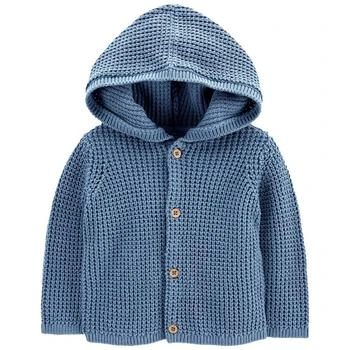 Carter's | Baby Boys Hooded Cotton Cardigan,商家Macy's,价格¥112