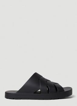 Bottega Veneta | Plat Sandals in Black商品图片,