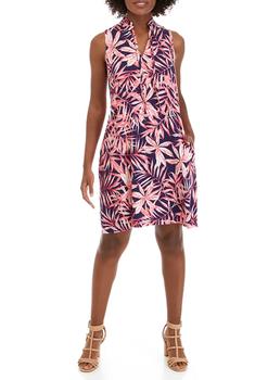 Sandra Darren, Sandra Darren | Women's Sleeveless Ruffle Printed Dress商品图片 3折×额外8.5折, 额外八五折