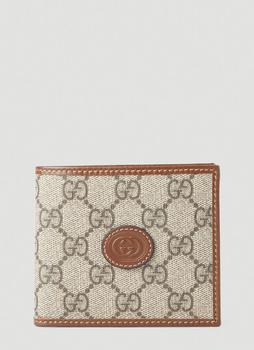 supreme包, Gucci | GG Logo Patch Supreme Wallet in Beige商品图片 