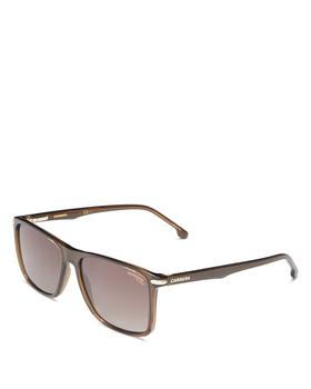 推荐Polarized Rectangle Sunglasses, 57mm商品