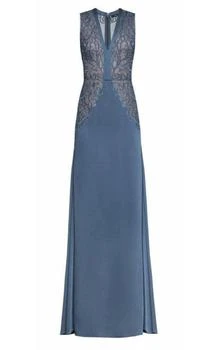 BCBG | Lace Embroidered Satin Gown,商家Runway Catalog,价格¥2207