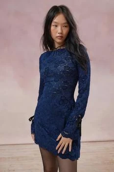 推荐Kimchi Blue Frankie Lace Long Sleeve Mini Dress商品