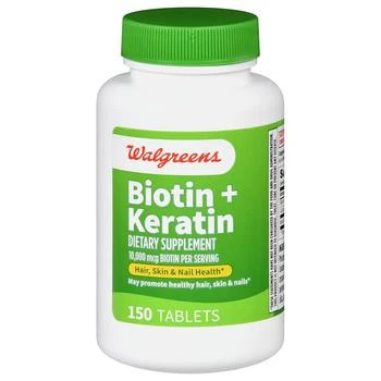 Walgreens | Biotin + Keratin Tablets,商家Walgreens,价格¥148
