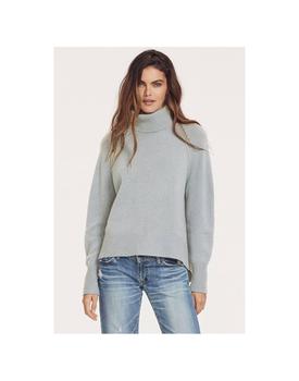 360 Cashmere北京, 360 Cashmere | 360 Cashmere Hudson Cabel Roll Neck Jumper Colour: aloe商品图片 