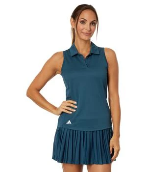 Adidas | Texture Sleeveless Golf Polo Shirt,商家Zappos,价格¥298