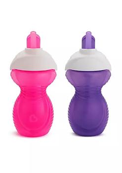 商品Munchkin | Click Lock Flip Straw Cup, Pink/Purple, 9 Ounce, 2 Count,商家Belk,价格¥115图片
