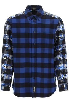 范思哲衬衫评价, Versace | Versace baroccoflage flannel shirt商品图片 5.1折