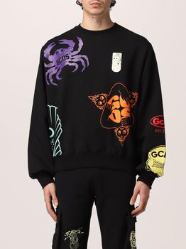 推荐Gcds cotton sweatshirt with graphic print商品