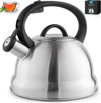 Zulay Kitchen | Whistling Tea Kettle Stovetop - 1.75 Quart,商家Premium Outlets,价格¥223