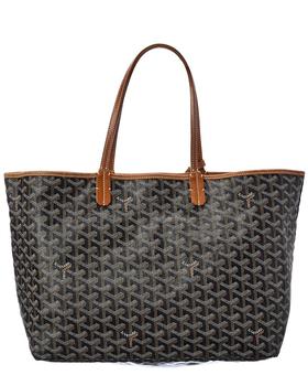 推荐Goyard Black Goyardine Canvas St. Louis PM (Authentic Pre-Owned)商品