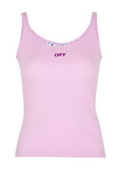 推荐Lilac logo stretch-cotton tank商品