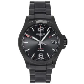 推荐Longines Men's Watch - Conquest V.H.P. Black Dial Stainless Steel Bracelet | L37182566商品