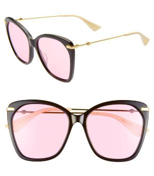 Gucci | GUCCI 女黑色女士方形太阳镜 GG0510S-002商品图片,满$100享9.5折, 满折
