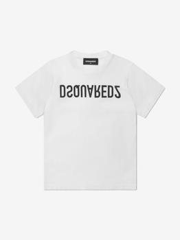 推荐Dsquared2 White Unisex Cotton T-Shirt商品