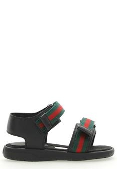 商品Gucci | Gucci Kids Web Open Toe Sandals,商家Cettire,价格¥1263图片
