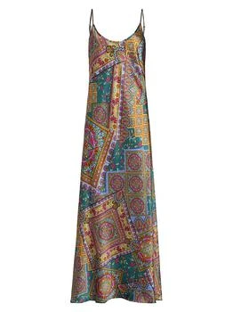 Johnny Was | Gigianna Printed Slip Dress,商家Saks Fifth Avenue,价格¥2788