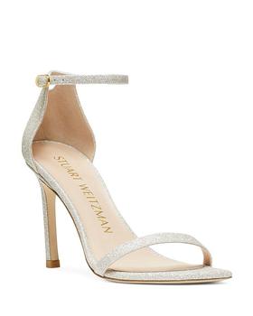 stuart weitzman凉鞋推荐, Stuart Weitzman | Women's Amelina Square Toe High Heel Sandals商品图片 独家减免邮费