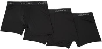 product Three-Pack Black Micro Boxer Briefs image