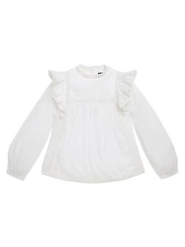 推荐Little Girl's & Girl's 60's Baptiste Ruffle Shirt商品