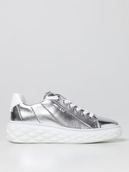 推荐Jimmy Choo Diamond Light laminated nappa leather sneakers商品