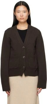 Lisa Yang | SSENSE Exclusive Brown 'The Danni' Cardigan,商家Ssense US,价格¥3106